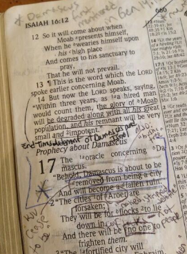 destruction of damascus isaiah 17