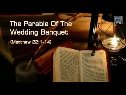 Jesus' parable of the wedding banquet